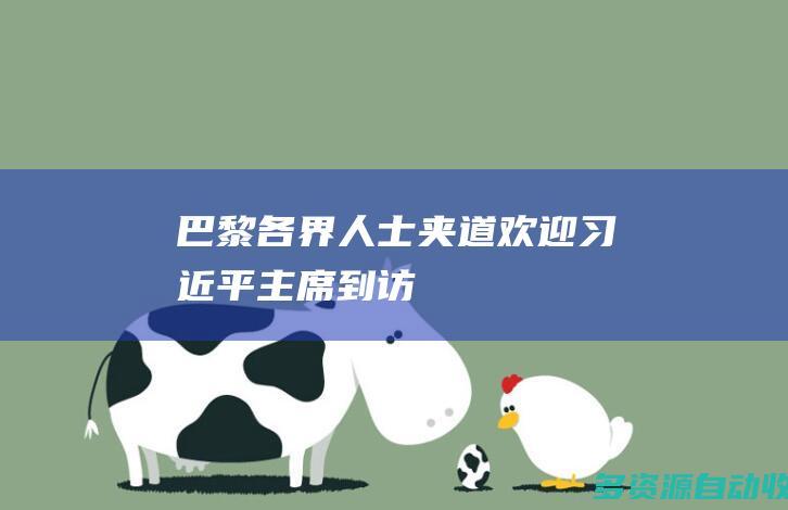 巴黎：各界人士夹道欢迎习近平主席到访