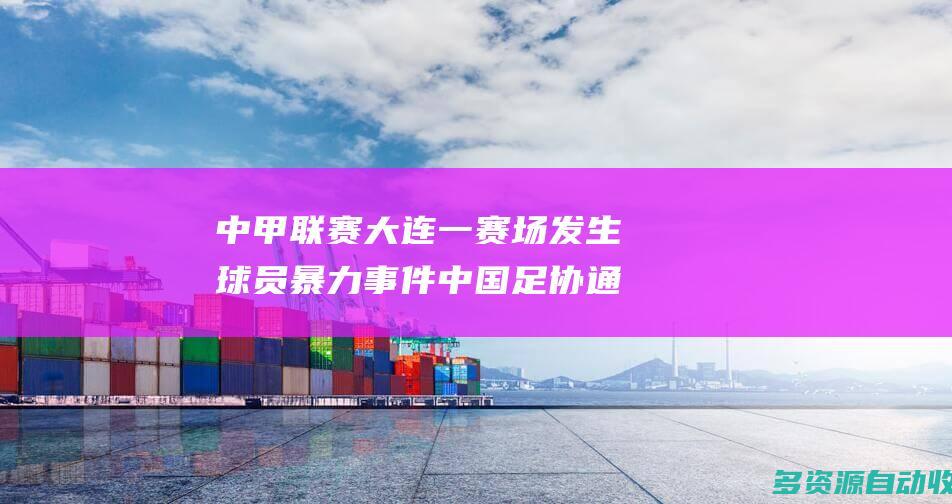 中甲联赛大连一赛场发生球员暴力事件 中国足协通报