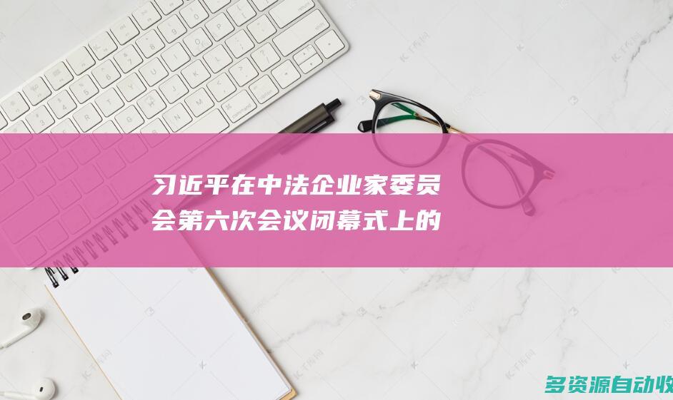 习近平在中法企业家委员会第六次会议闭幕式上的