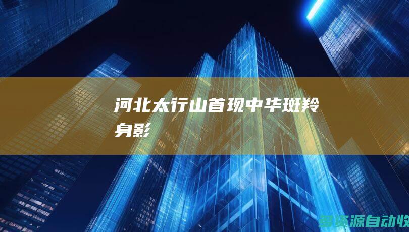 河北太行山首现中华斑羚身影