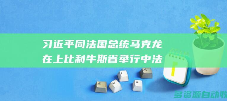 习近平同法国总统马克龙在上比利牛斯省举行中法元首小范围会晤