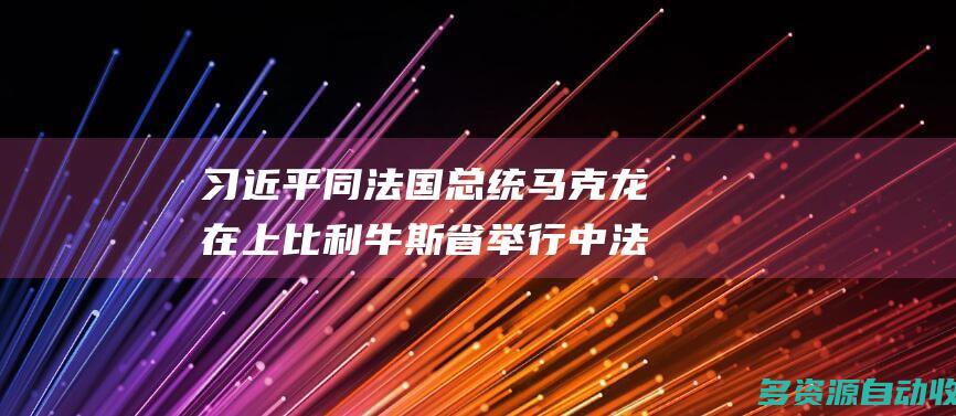 习近平同法国总统马克龙在上比利牛斯省举行中法元首小范围会晤