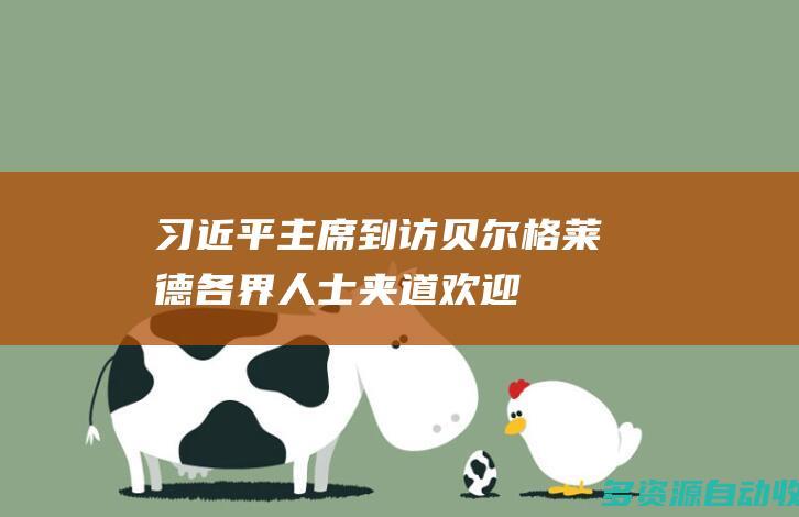 习近平主席到访贝尔格莱德 各界人士夹道欢迎