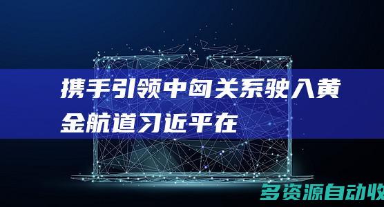 携手引领中匈关系驶入黄金航道习近平在