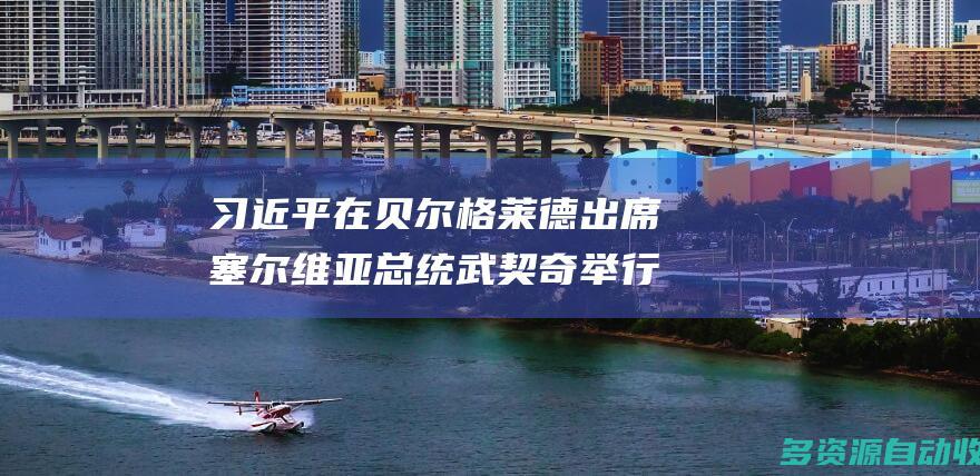 习近平在贝尔格莱德出席塞尔维亚总统武契奇举行