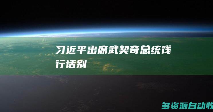 习近平出席武契奇总统饯行话别