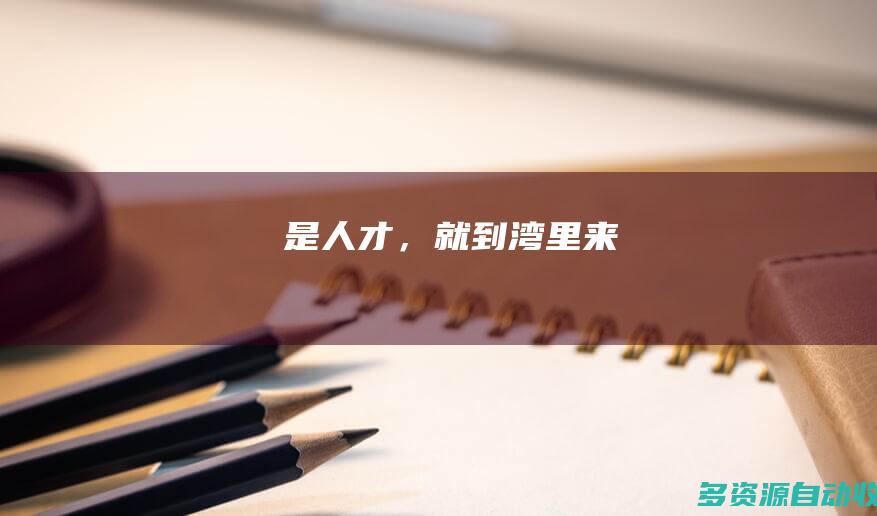 是人才，就到湾里来