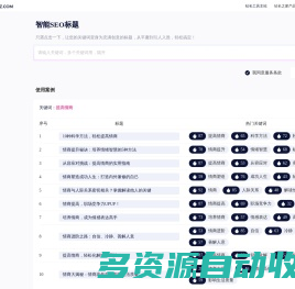 智能SEO标题